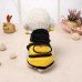 Bee Pet Puppy Coat Apparel  Dog Hoodie Fancy Costume Halloween Cosplay Sweater