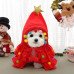 Merry Christmas Pet Clothes Dog Cloak Pet Cape And Shawl Puppy Santa Tree Costume