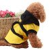 Bee Pet Puppy Coat Apparel  Dog Hoodie Fancy Costume Halloween Cosplay Sweater